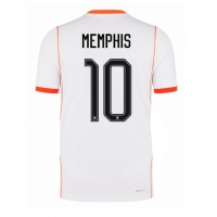 Camiseta Países Bajos Memphis Depay #10 Segunda Equipación Replica Mundial 2026 mangas cortas
